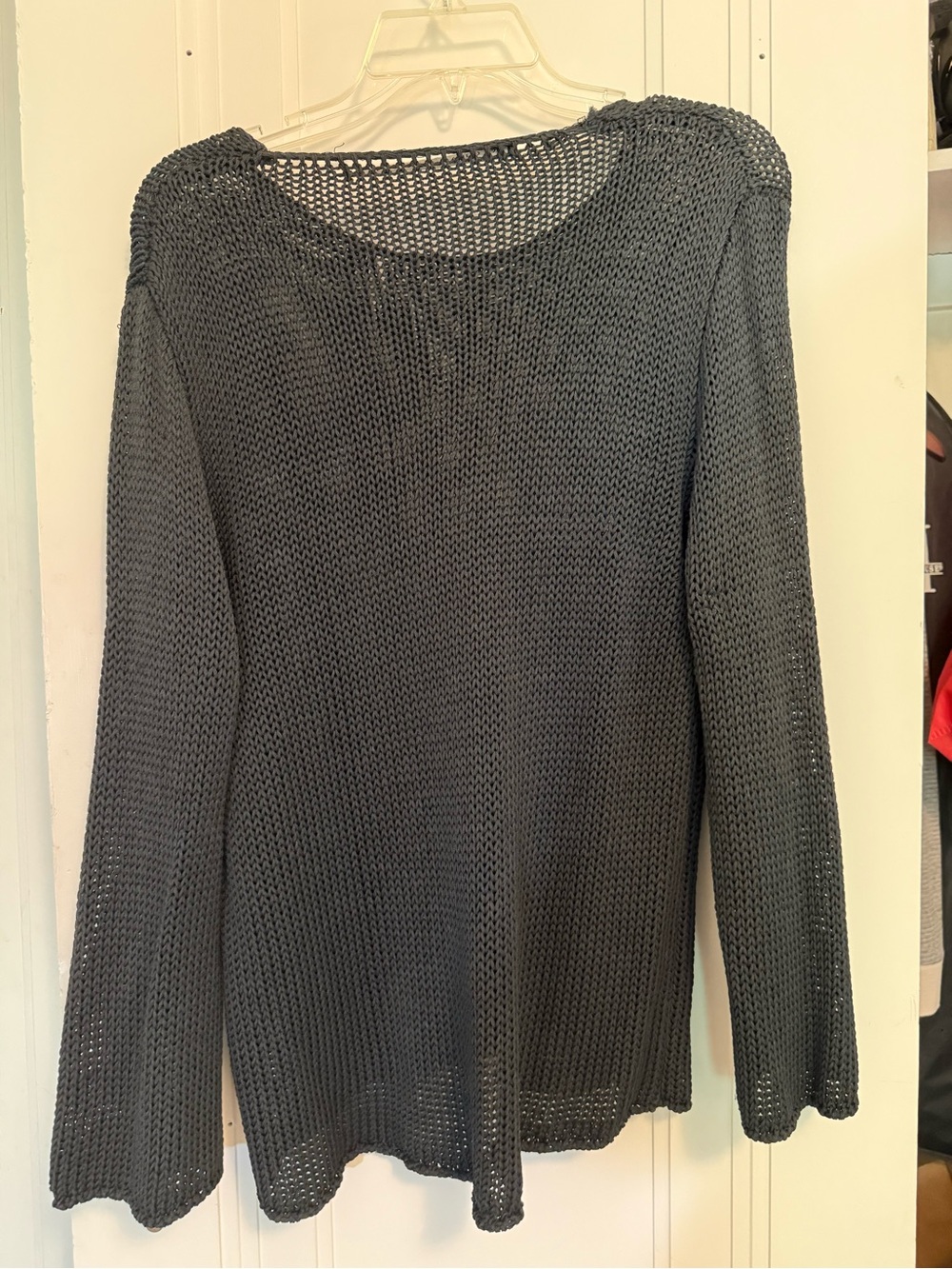 1990’s Richard Tyler Couture Open-Knit Crewneck Sweater